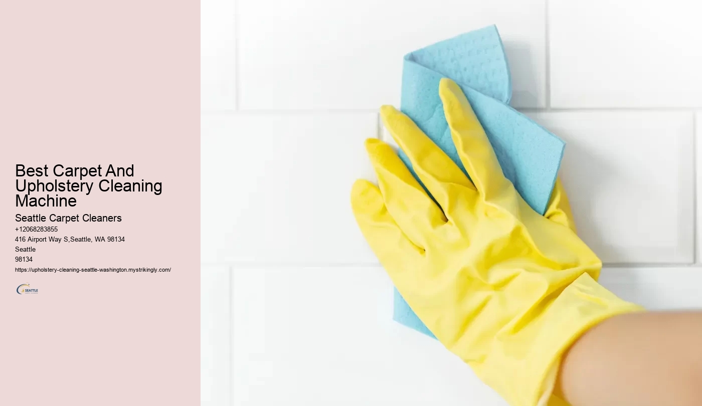 Best Carpet And Upholstery Cleaning Machine