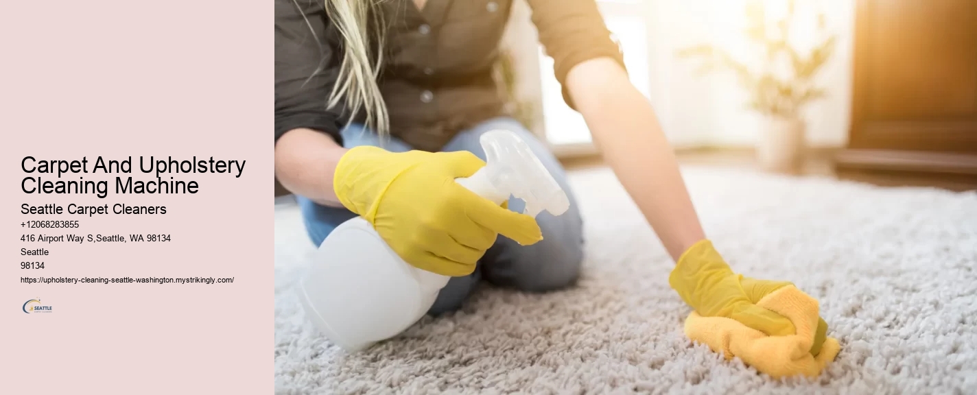 Carpet And Upholstery Cleaning Machine
