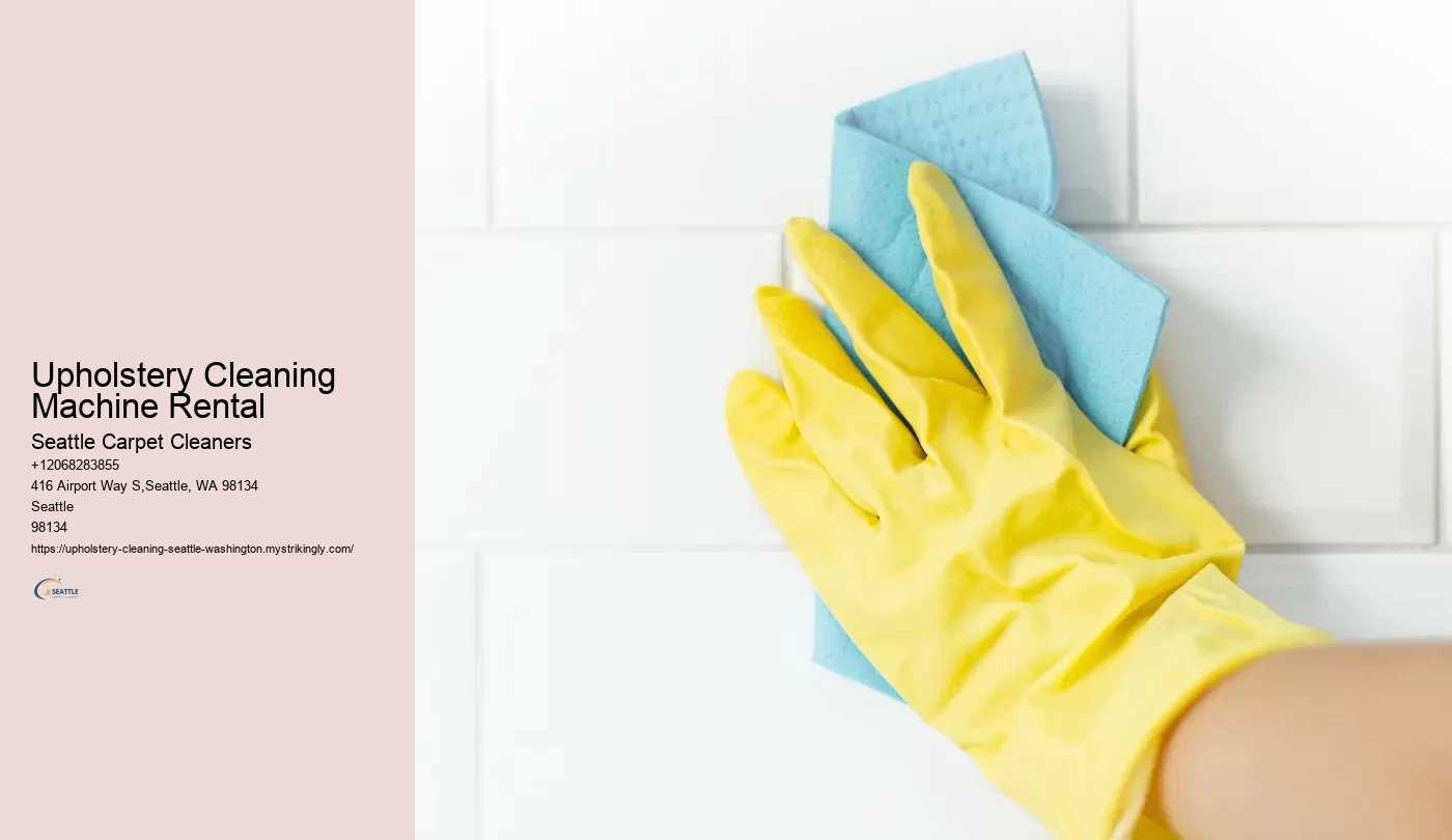 Upholstery Cleaning Machine Rental